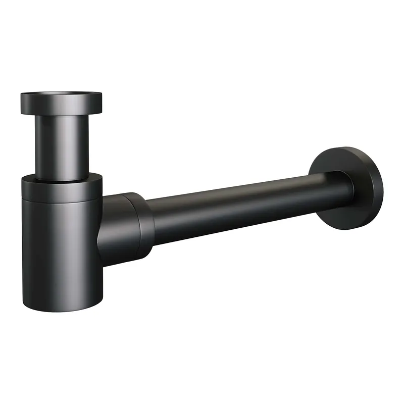 Brauer Black Edition Design Sifon Comfact - Mat Zwart Beperkt Aanbod