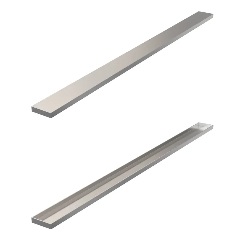 Brauer Brushed Edition Multifunctioneel Tegelinlegrooster - 100cm - PVD - Geborsteld RVS Populair