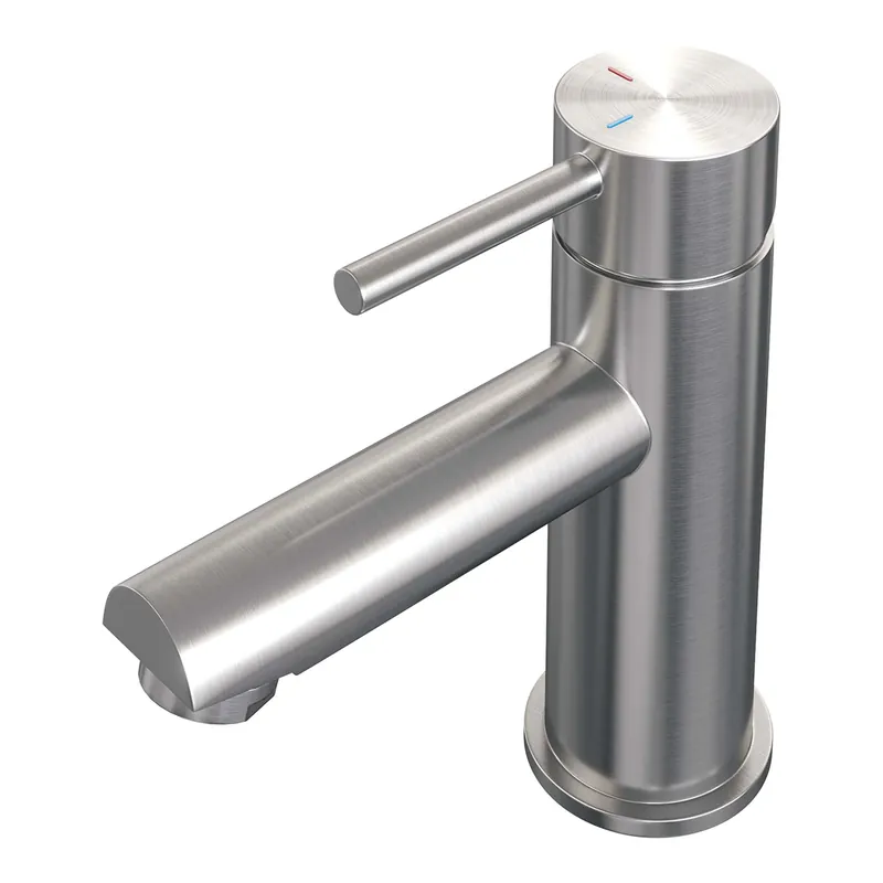 Betrouwbaar Brauer Brushed Edition Opbouw Wastafelmengkraan - Laag - Hendel Model A - PVD - Geborsteld RVS