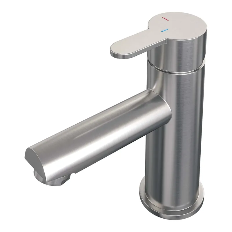 Brauer Brushed Edition Opbouw Wastafelmengkraan - Laag - Hendel Model D - PVD - Geborsteld RVS Voordeelprijs