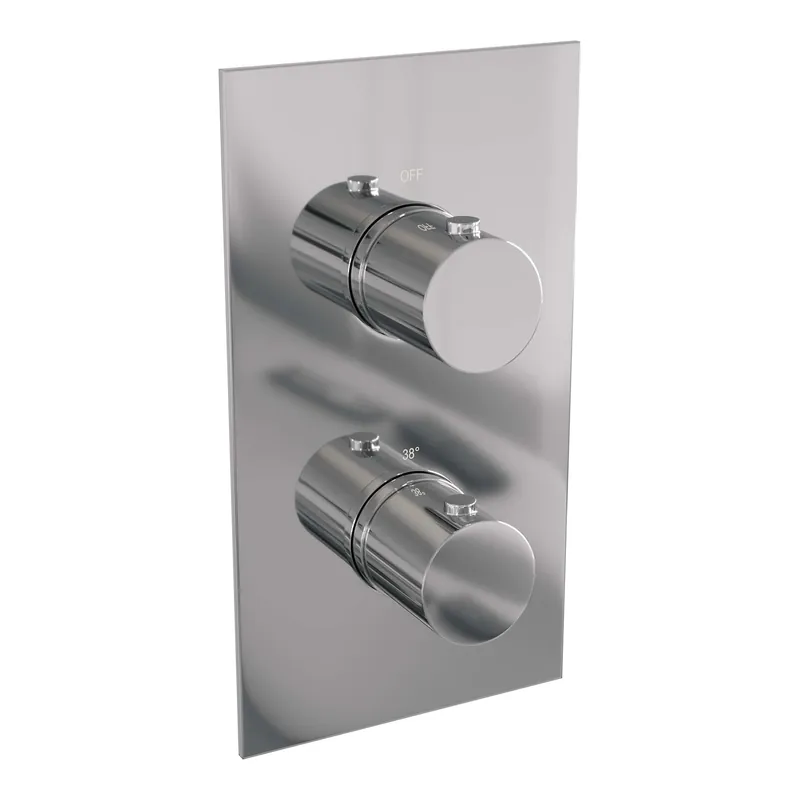 Brauer Chrome Edition Thermostatisch Inbouwkraan met 3-Weg Omstel - Draaiknoppen - Chroom Beperkt Aanbod
