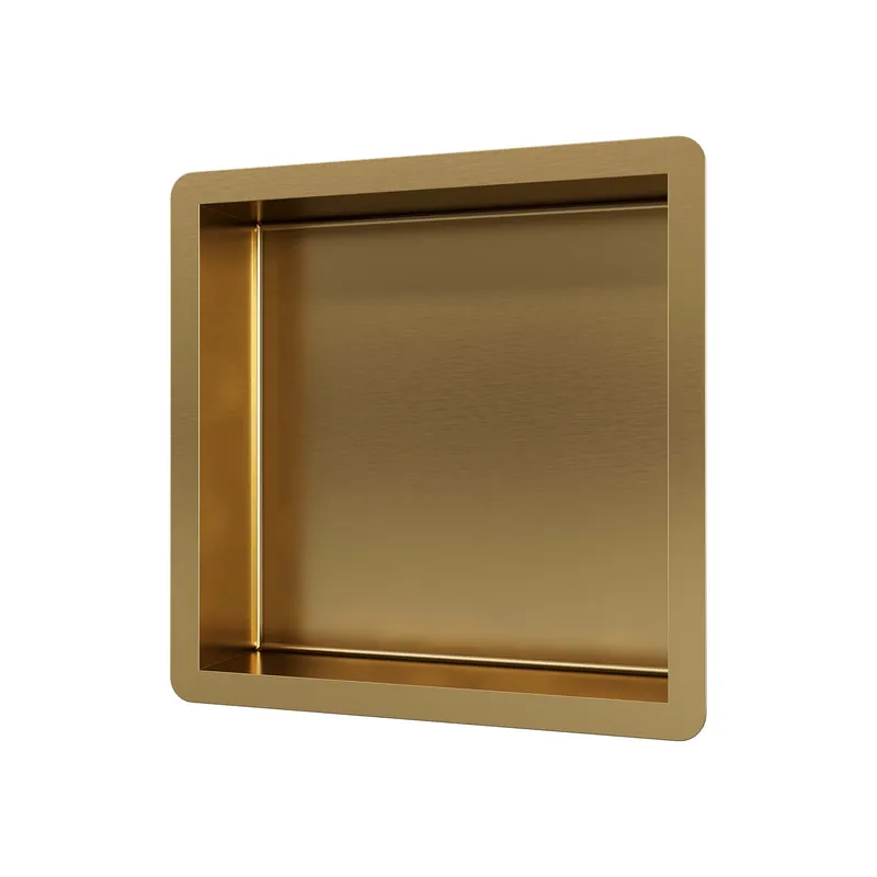 Flitsaanbieding Brauer Gold Edition Inbouwnis - 30x30cm - PVD - Geborsteld Goud