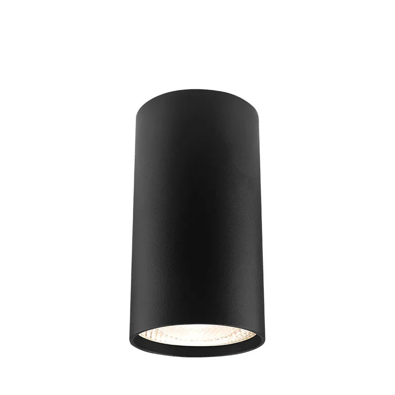 Merkproduct Braytron Gama 8011 LED Lamp Opbouw - IP20 - 1xGU10 - Rond Ø55mm - Zwart