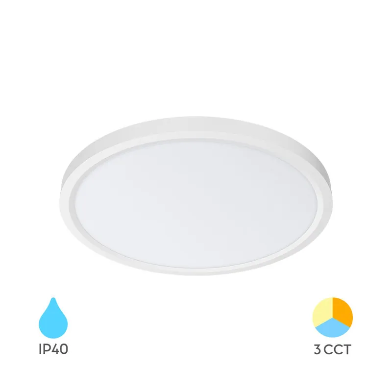 Braytron Jade LED Opbouw Lamp - Rond - 45W - IP20 - CCT - Wit Populair
