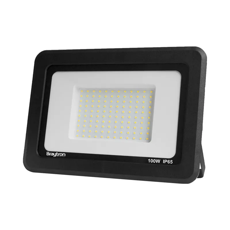 Nieuw Braytron LED Bouwlamp - IP65 - 100W - 6500K - Zwart