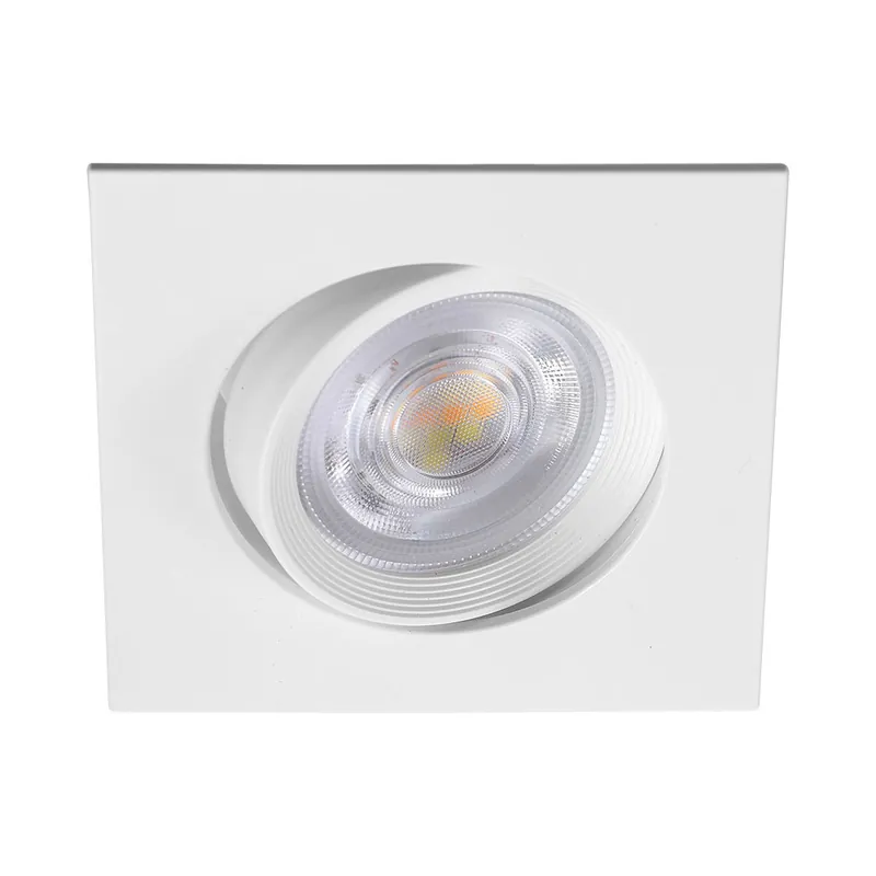 Must-Have Braytron LED Inbouw Spot - IP20 - 7W - Aanpasbare Kleur CCT - Vierkant - Wit