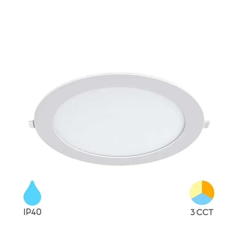 Braytron led inbouw spot rond wit 18W IP40 CCT 3000K/4000K/6500K Betrouwbaar