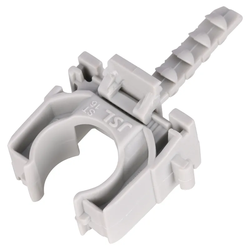 Gecertificeerd Buisclip euro - tbv 5/8 buis grijs 16 mm 10st