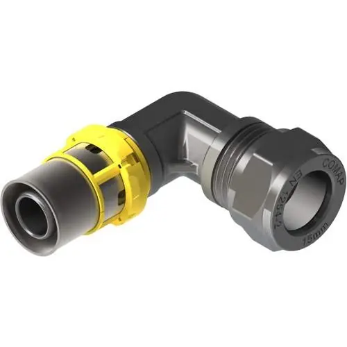 Betrouwbaar Comap verloopknie 16x15 overgang haaks GAS pers mes.