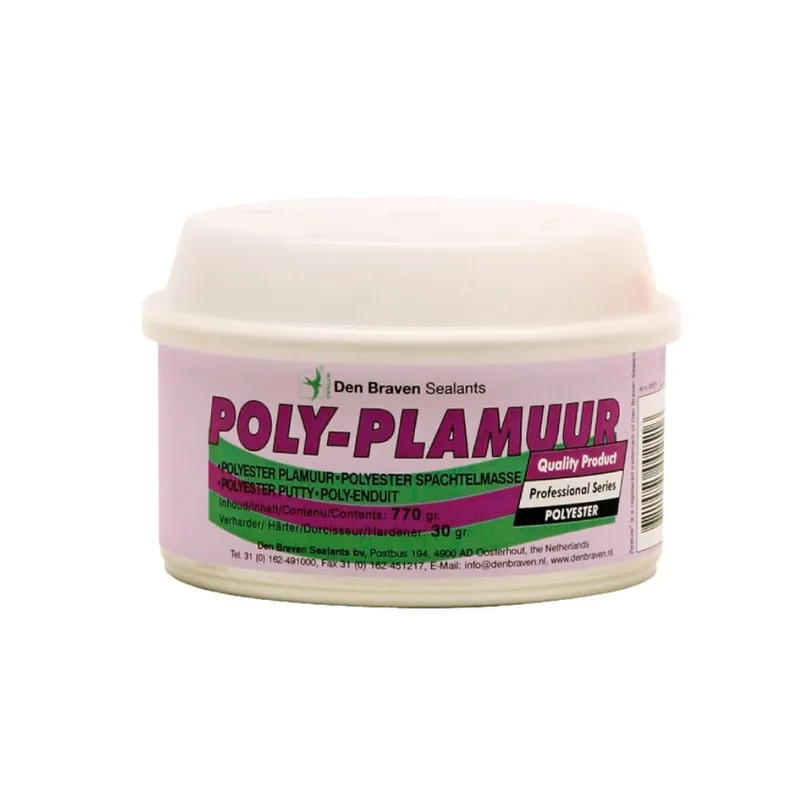 Aanbieding Den Braven Zwaluw Poly-Plamuur - 800gr