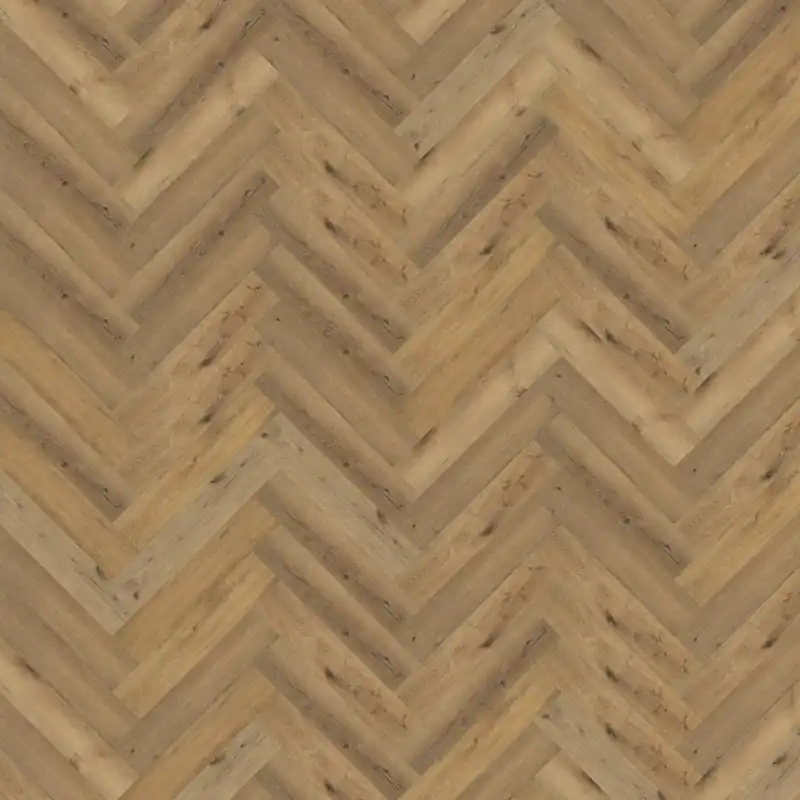 Floorlife YUP Herringbone Klik PVC Visgraat Vloer met Geïntegreerde Ondervloer - Dark Oak Seizoensaanbieding