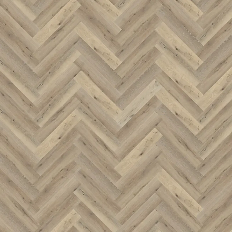 Floorlife YUP Herringbone Plak PVC Visgraat Vloer - Light Oak Gratis Retour