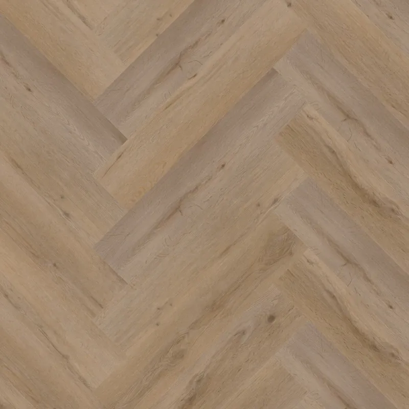Op = Op Floorlife YUP Leyton Klik PVC Visgraat Vloer met Geïntegreerde Ondervloer - Smoky