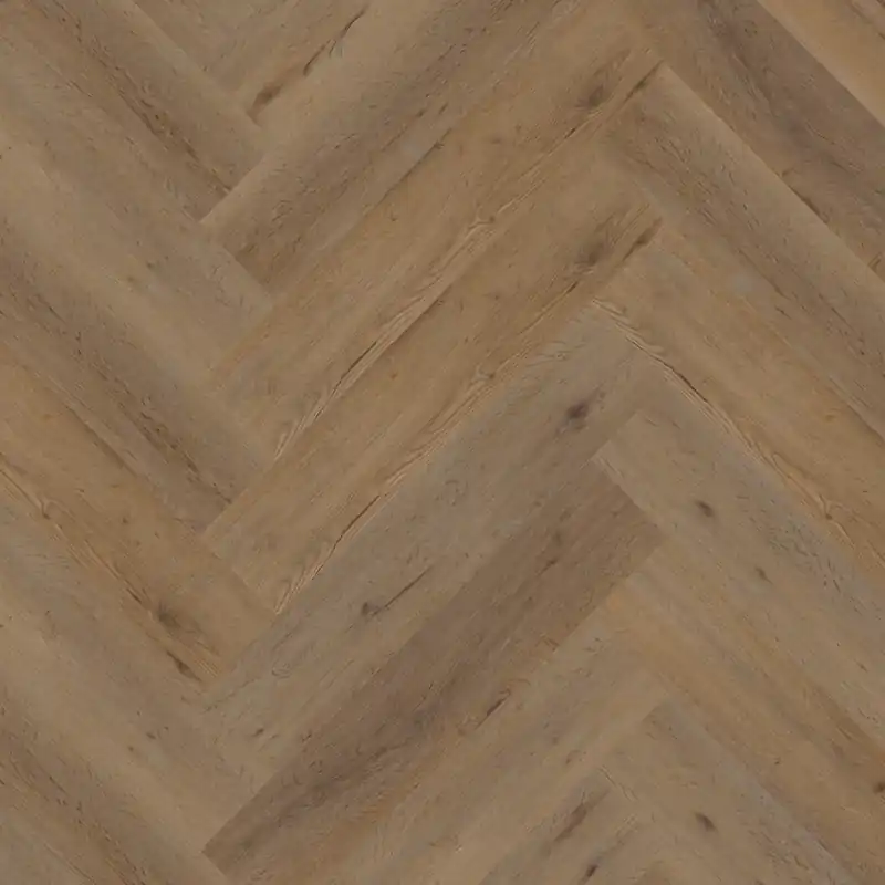 Floorlife YUP Leyton Klik PVC Visgraat Vloer met Geïntegreerde Ondervloer - Natural Oak Must-Have
