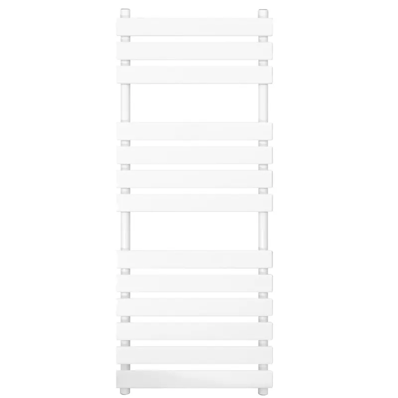 Gecertificeerd Flora Handdoekradiator - Zij Aansluiting - 130x50cm - 615W - Wit
