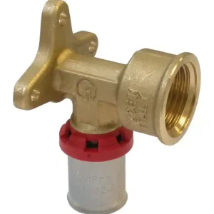 Tijdelijk Beschikbaar Fornara ForPress Muurplaatkoppeling - 40mm - Pers x Binnendraad - Messing - 16mm x 1/2