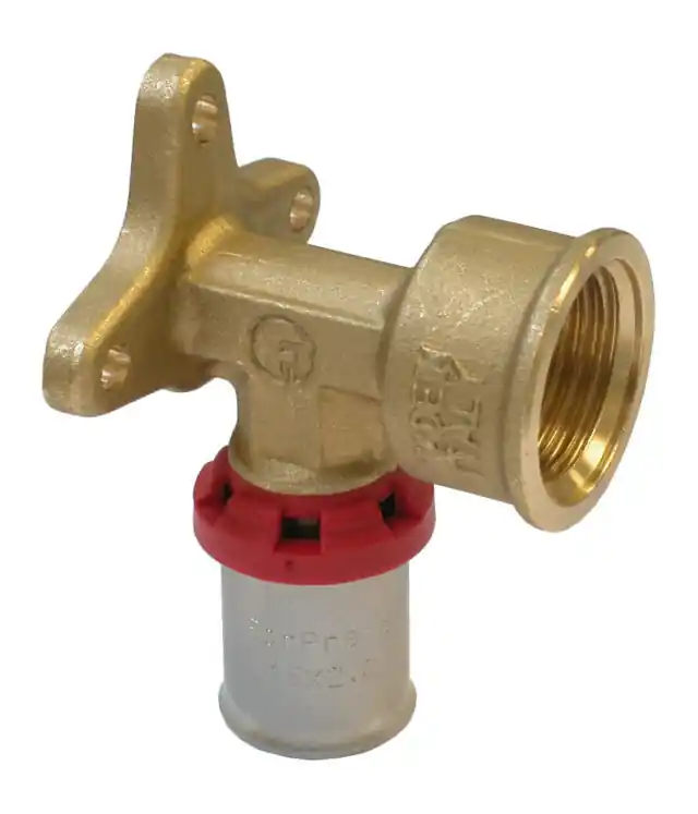 Tijdelijk Beschikbaar Fornara ForPress Muurplaatkoppeling - 40mm - Pers x Binnendraad - Messing - 16mm x 1/2