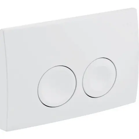 Geberit Bedieningsplaat Delta 25 Wit voor UP-100 Op = Op