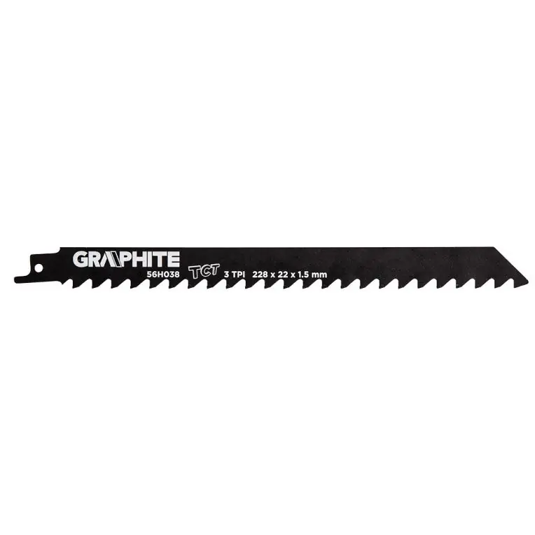 Seizoensaanbieding Graphite Reciprozaagblad 228mm 3TPI