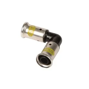 Finale Uitverkoop Henco Kniekoppeling - Gas - Pers - Kunststof - 20x20mm