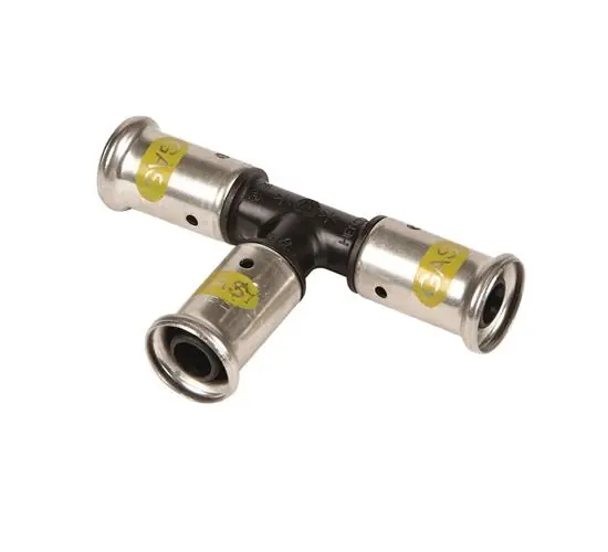 Koop Vandaag Henco T-Koppeling - Gas - Pers - Kunststof - 16x16x16mm