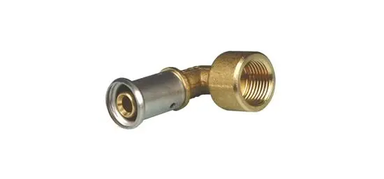 Henco Verlopend Kniekoppeling - Pers x Binnendraad - 16mm x 1/2" Exclusieve Aanbieding