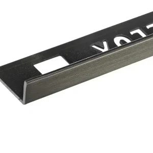 Gecertificeerd Homelux Aluminium Tegelprofiel - Recht - 11mm - 270cm - Mat Zwart