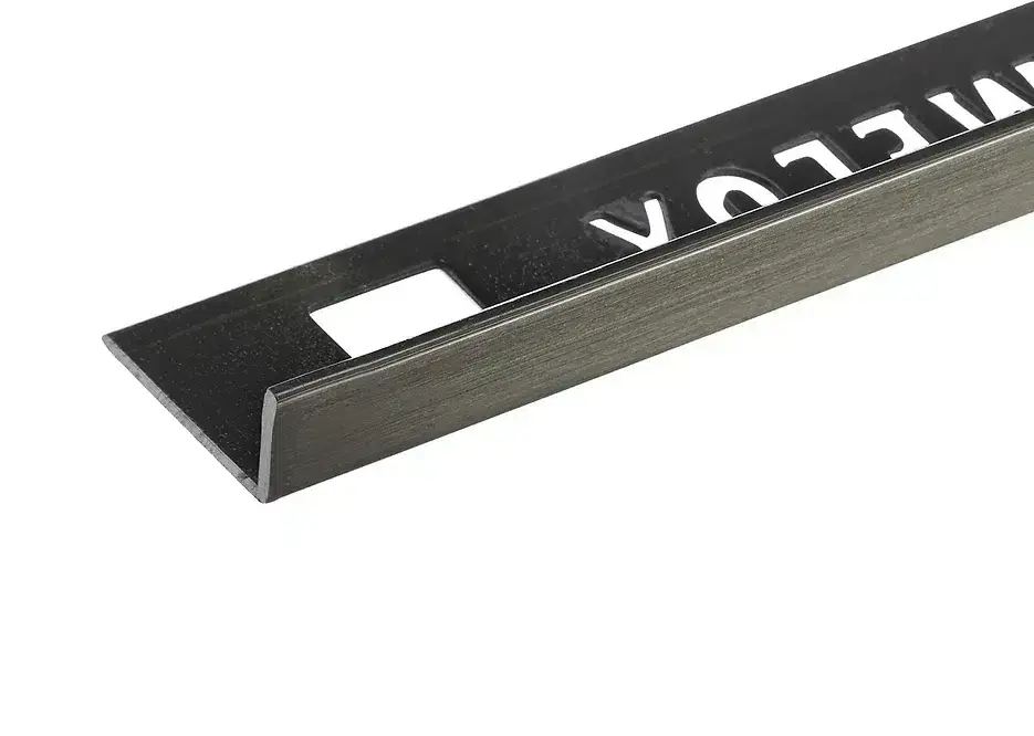 Gecertificeerd Homelux Aluminium Tegelprofiel - Recht - 11mm - 270cm - Mat Zwart