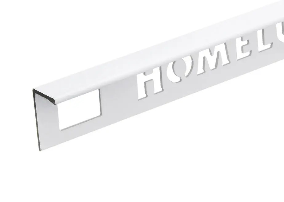 Homelux Tegelprofiel Aluminium Recht - 8mm - 270cm - Wit Exclusieve Aanbieding