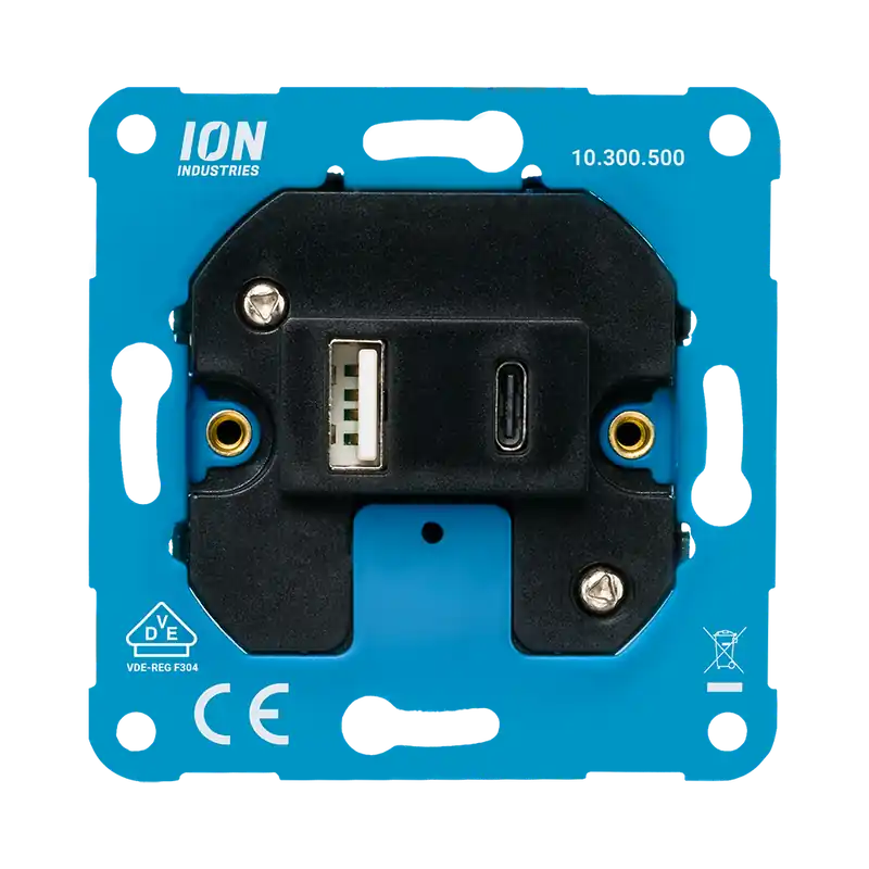 Weekendaanbieding ION Industries Aansluitdoos Charger USB A + USB C