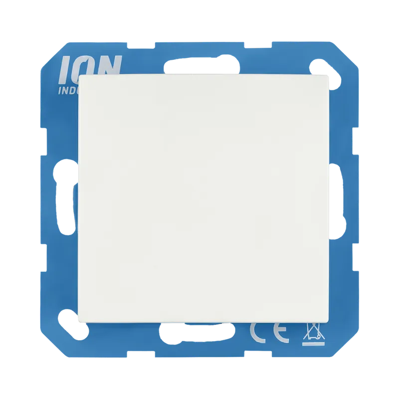 Populair ION Industries Blindplaat V1/J1 Alpin Wit