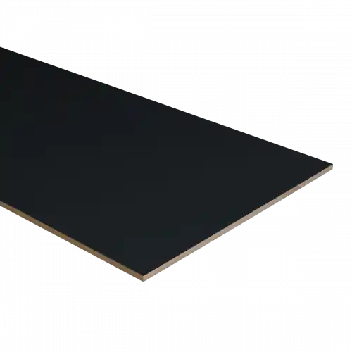 K-Stairs Dubbel Stootbord MDF - 115x40cm - Zwart/Verkeersgrijs RAL9005/RAL7042 Voordeelprijs