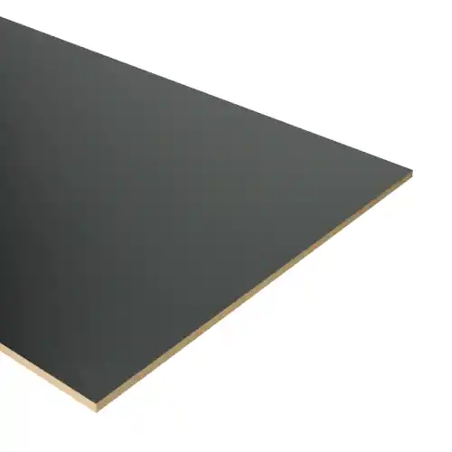 Superprijs K-Stairs Dubbel Stootbord MDF - 181x40cm - Zwart