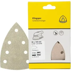 Klingspor PS33 CK Schuurschijf - GLS24 - K80 - 148x98mm - 5 stuks Laatste Kans
