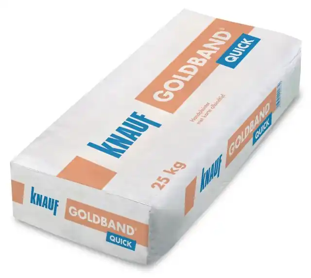 Knauf Goldband Quick Gipspleister - Binnen - Wit - 25kg Voordeelprijs