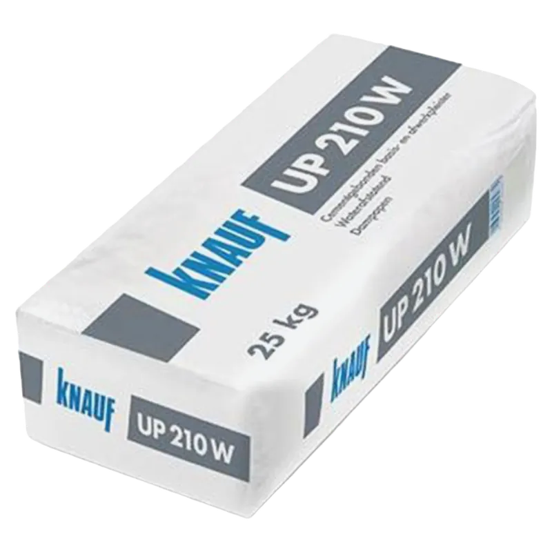 Bestel Nu Knauf UP210W Basis- en Afwerkpleister - Binnen & Buiten - Grijs - 25kg