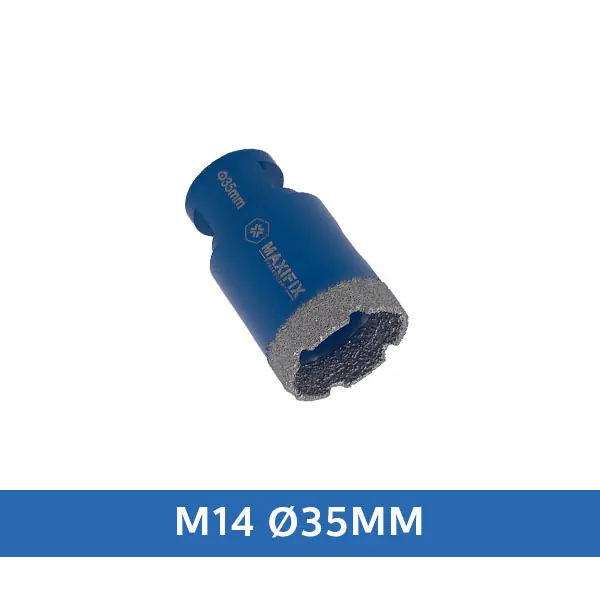 Maxifix Diamant Tegelboor Droog - M14 - Ø35mm Nu Kopen