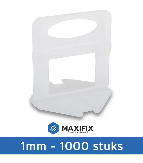 Maxifix Levelling Clips - 1mm - 1000st Hete Deal