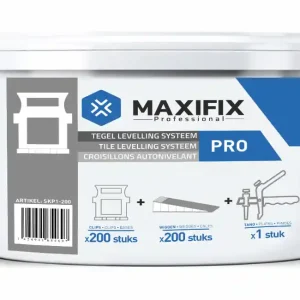 Flitsaanbieding Maxifix Pro Starterskit - 3mm - 200 Stuks