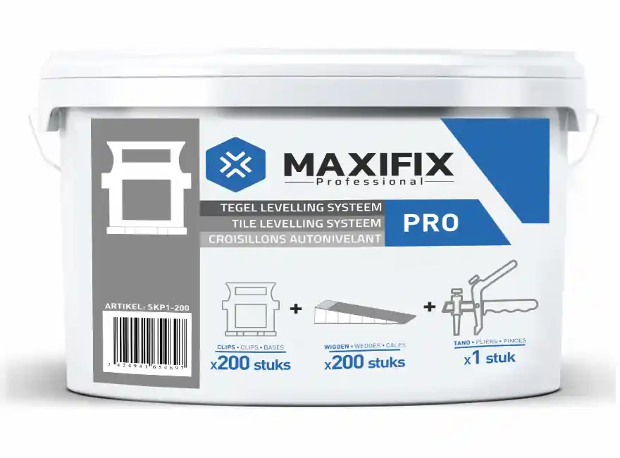 Flitsaanbieding Maxifix Pro Starterskit - 3mm - 200 Stuks