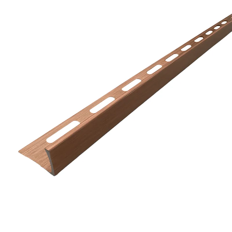 Maxifix Tegelprofiel - Aluminium - 270cm - Geborsteld Koper - 11mm Gratis Retour