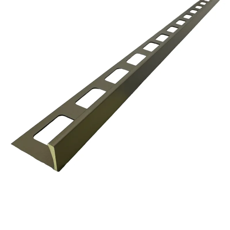 Snelle Levering Maxifix Tegelprofiel - Aluminium - 270cm - Mat Licht Brons - 8mm