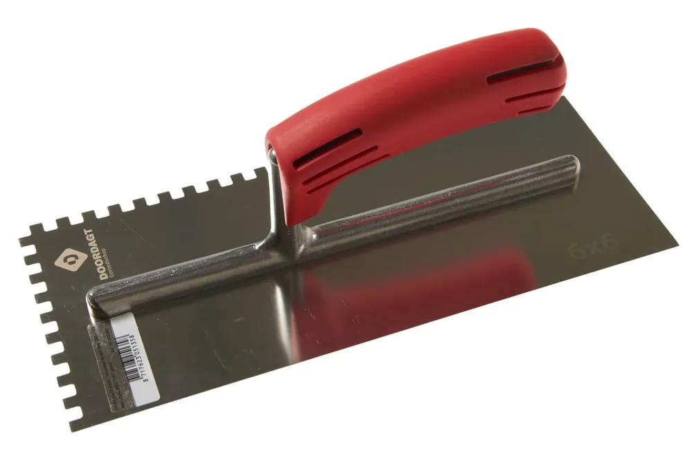NELA Basic-Line Lijmspaan met Soft Handgreep - 6mm - RVS - 280x120mm Beste Prijs