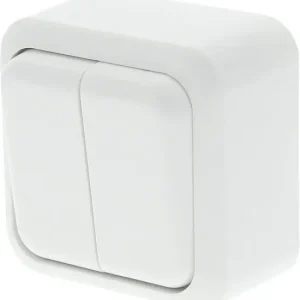 Q-Link schakelaar opbouw serie polarwit Hoge Kwaliteit