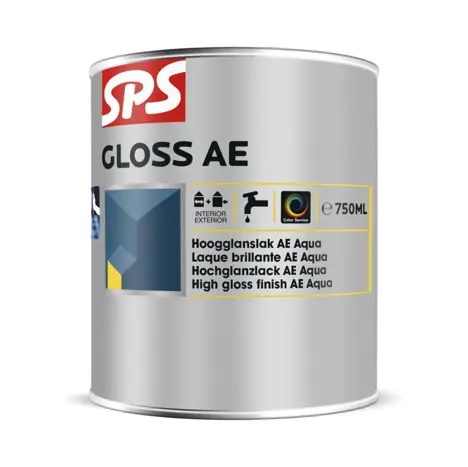 SPS Gloss AE Hoogglanzend Lak - Waterbasis - RAL9010 - 750ml Shop Nu