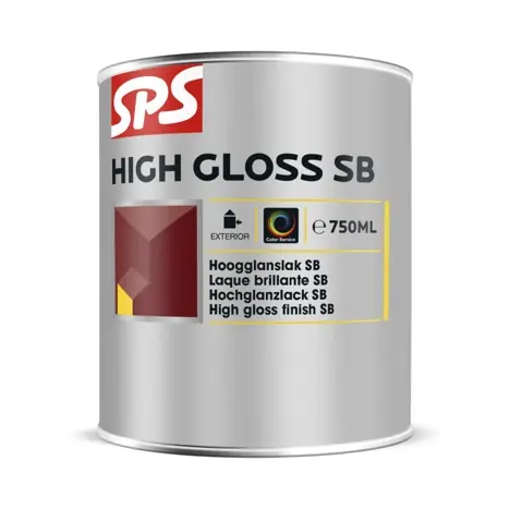 Beperkte Voorraad SPS High Gloss SB Hoogglanslak - Terpentinebasis - Wit - 750ml