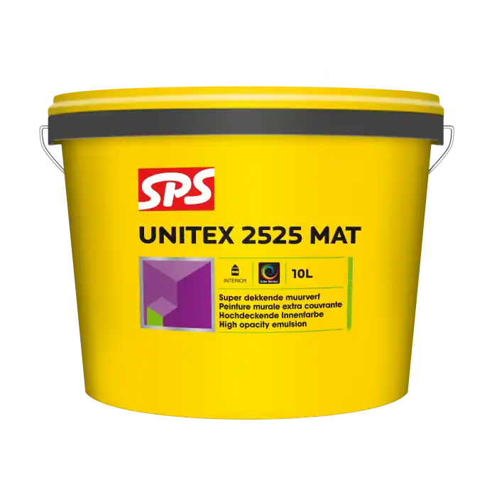 SPS Unitex 2525 Mat Muurverf - Waterbasis - Wit - 10L Express Levering