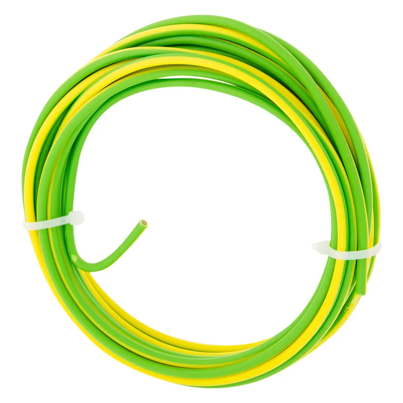 Flitsaanbieding VD Draad Aardedraad 2,5mm - 5mtr - Geel/Groen