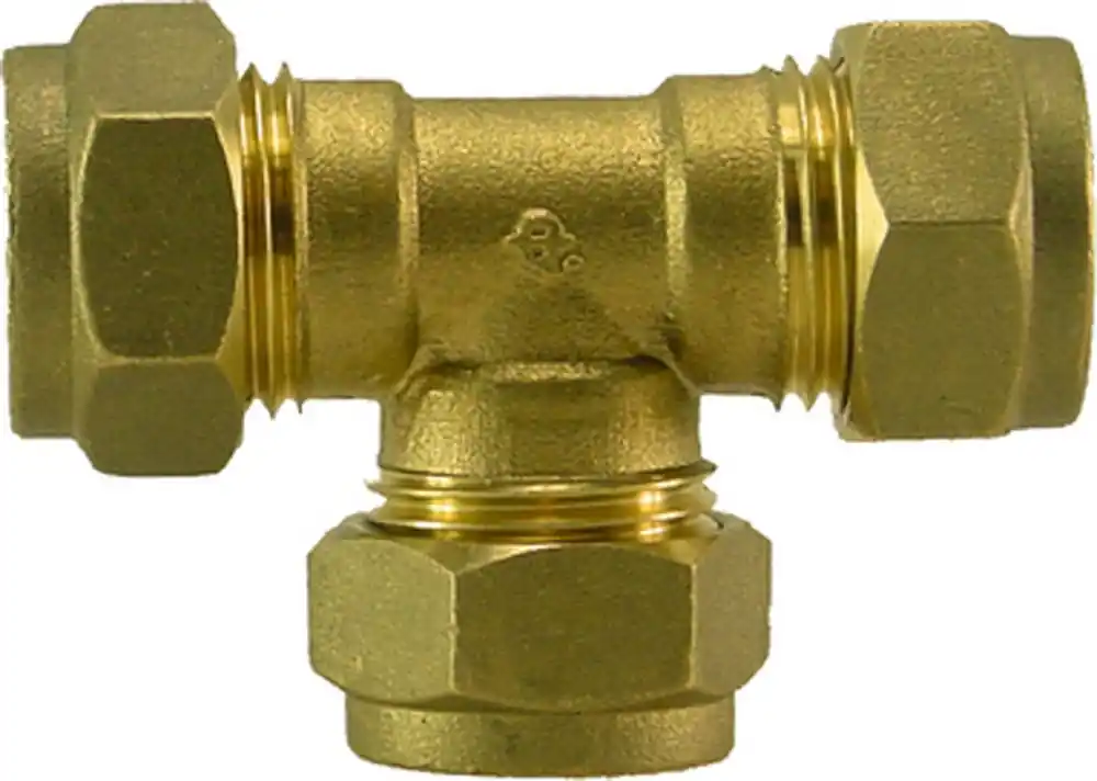 Verlopend T-Koppeling - Knel - 22x22x15mm Direct Beschikbaar