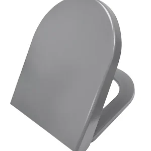 Vesta Toiletzitting met Softclose & Quick Release - Mat Grijs Speciale Aanbieding